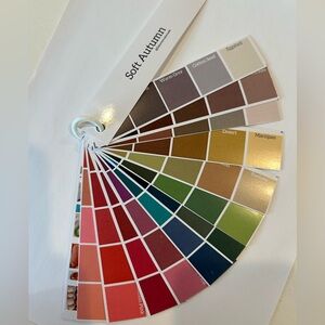 Soft Autumn Color Swatch Fan